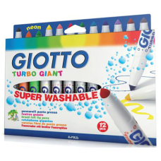 GIOTTO TURBO GIANT SCATOLA 12 PENNARELLI