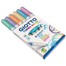GIOTTO TURBO GIANT SCATOLA 6 PENNARELLI PASTEL