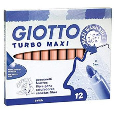 GIOTTO TURBO MAXI CF.12 PENNARELLI ROSA CARNE