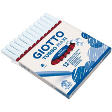 GIOTTO TURBO MAXI CF.12 PENNARELLI ROSSO SCARLATTO