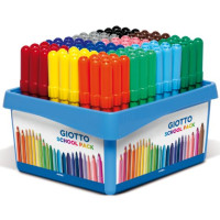 Giotto turbomaxi schoolpack 108 pennarelli