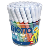 Giotto turbo maxi pennarelli punta grossa 48 pz