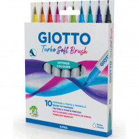 Giotto turbo soft brush pastel astuccio 10 colori