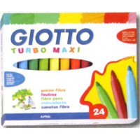 Giotto turbo maxi pennarelli punta grossa 24 pz