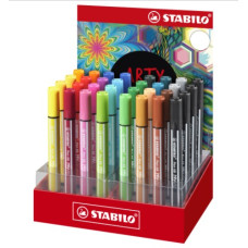  STABILO PEN 68 MAX PUNTA SCALPELLO DISPLAY 32 COLORI 768/32-01