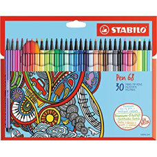 STABILO PEN 68 PENNA IN FIBRA  30 COLORI
