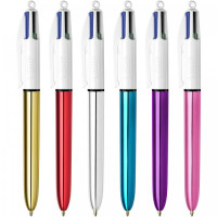 BIC 4 colours shine blu