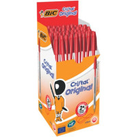 BIC cristal penna a sfera conf. 50 pezzi rossa