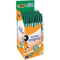 BIC cristal penna a sfera conf. 50 pezzi colore verde