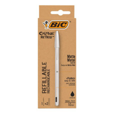 BIC CRISTAL RICARICABILE CONF. 1 PENNA 2 REFILL BLU