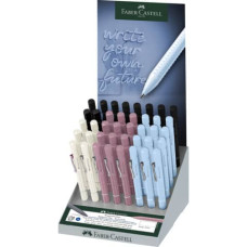 ESPOSITORE 40 PENNE A SFERA A SCATTO FABER-CASTELL GRIP 2010 HARMONY COLORI