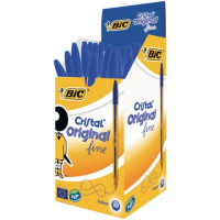 Penna a sfera BIC cristal fine 0,8 mm blu