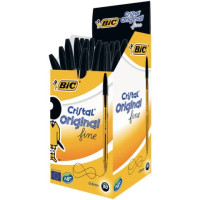 Penna a sfera BIC cristal fine 0,8 mm nero