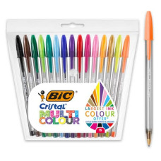 PENNE A SFERA BIC CRISTAL LARGE 1,6 COLORI ASSORTITI