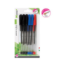 PENNE A SFERA IN BLISTER CONF.12 PEZZI ASSORTITE