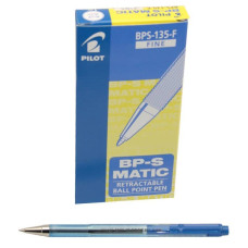 PILOT PENNA A SFERA A SCATTO BPS MATIC PUNTA FINE BLU