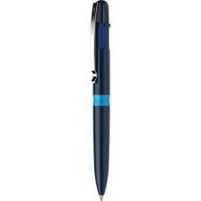 SCHNEIDER TAKE 4 PENNA A SFERA 4  COLORI FUSTO BLU