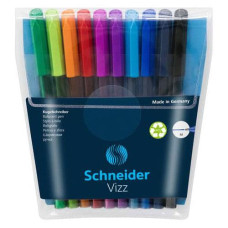 SCHNEIDER VIZZ M PENNA A SFERA PUNTA MEDIA CONF. 10 COLORI ASSORTI