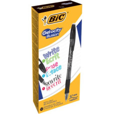 BIC GEL-OCITY ILLUSION PENNA CANCELLABILE NERO