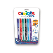 CARIOCA OOPS PENNA CANCELLABILE 6 PENNE COLORI ASSORTITI