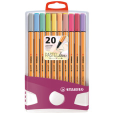 POINT 88 FINELINER PASTELPARADE 0,4 MM CONF. 20 COLORI