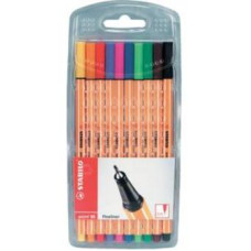 STABILO POINT 88 FINELINER ASTUCCIO 10 COLORI ASSORTITI