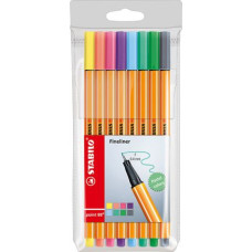 STABILO POINT 88 FINELINER ASTUCCIO 8 COLORI PASTELLO ASSORTITI