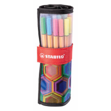 STABILO POINT 88 FINELINER ROTOLO 25 COLORI ARTY LINE