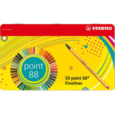 STABILO POINT 88 FINELINER SCATOLA IN METALLO 50 FINELINER