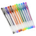PENNE A GEL CON GLITTER 1 MM - CONF. DA 12 COLORI ASSORTITI