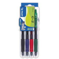 PILOT G2 PENNA IN GEL A SCATTO PUNTA 0,7 COLORI ASSORTITI