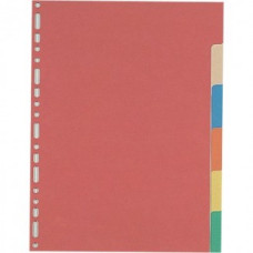 DIVISORI COLORATI IN CARTONCINO DA 6 TACCHE
