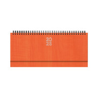 Agenda planning da tavolo 2026 settimanale 29.8x10.5 vertigo arancione