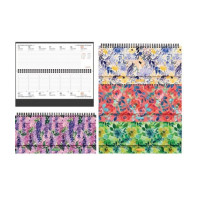 Agenda planning da tavolo 2026 settimanale 29.8x10.5 a fiori