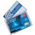 ESPOSITORE CRISTAL CARD PER 2 TESSERE