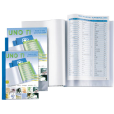 PORTALISTINI 6 INTERNI A4 MOD UNO TI  PERSONALIZZABILE BLU