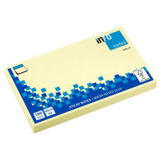 INFONOTES BLOCCO DA 100 FOGLIETTI ADESIVI RIPOSIZIONABILI 125X75