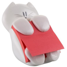 POST-IT 3M DISPENSER Z-NOTES FISARMONICA GATTO CON Z-NOTES FISARMONICA SUPER STICKY