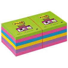 POST-IT SUPER STICKY ULTRA COLOR CONF.12 BLOCCHI