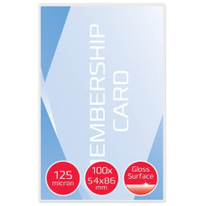 POUCHES PER PLASTIFICARE A CALDO LUCIDA FORMATO CARD 