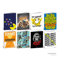 BLASETTI QUADERNO GRANDE TEEN BOY FORMATO A4 80 GR. RIGHE -C- CON MARGINE