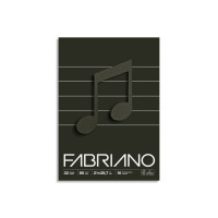 fabriano  Quaderno musica pentagrammato a4 - 32 fogli