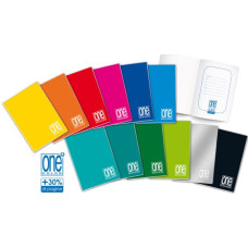 ONE COLOR QUADERNO GRANDE 80GR. -4F- 26FF CONF.10 QUADERNI A4