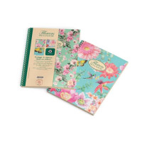 Maxi spiralato Pigna nature flowers a4 120 fogli 4 fori 5 mm