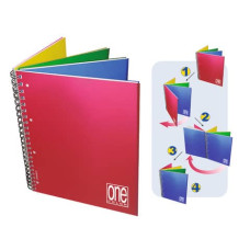 ONECOLOR MAXI QUADERNO COPERTINA PPL QUADRETTO 5MM CON FORI
