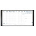 QUO VADIS 2025 ESECUTIVO IMPALA AGENDA SETTIMANALE 16X16 CM NERO
