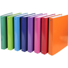 EXACOMPTA RACCOGLITORE RIVESTITI CARTA 4 ANELLI D.30 CF.24 PZ. FORMATO A4 COLORI ASSORTITI
