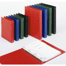 RACCOGLITORE ESSELTE DAILY 4 ANELLI DIAMETRO 30 MM - 22X30 CM DORSO 4 CM ROSSO