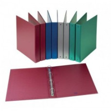 RACCOGLITORE METAL A 4 ANELLI 30 MM FORMATO A4 26X32CM COLORI ASSORTITI
