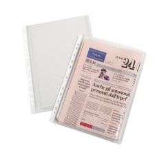 FAVORIT BUSTE CRYSTAL CON SOFFIETTO ALTA CAPACITÀ ELBA A4 21X29,7 CM TRASPARENTE CONF. 10 PZ